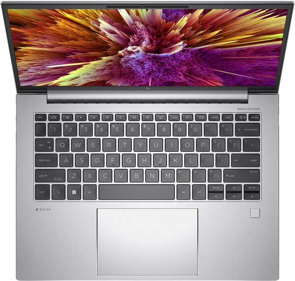 Fotoja e Laptop HP ZBook Firefly, 14", Intel i7-1365U, 16 GB RAM, 1 TB SSD, NVIDIA RTX A500, i argjendtë