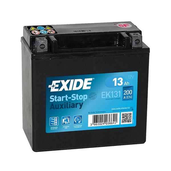 Fotoja e Bateri 12v 13ah Exide Agmauxiliary