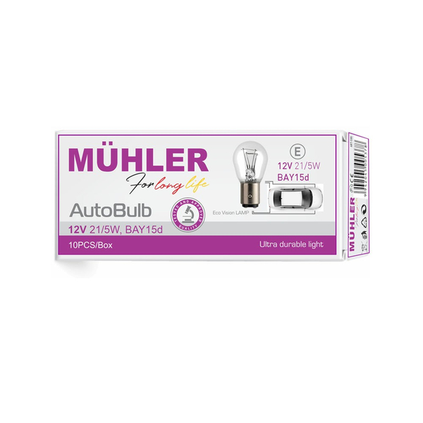 Fotoja e Lampa 12v 21/5w P21/5w Bay15d Kuti Muhler