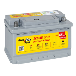 Fotoja e Bateri 12v - Gran Pree Start-stop Efb - 65 Ah - 580 A
