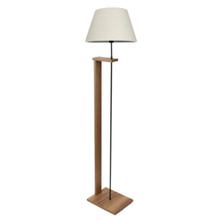 Fotoja e Llambë dyshemeje MDF 150 cm (HM7609.01), kaftë/ bardhë