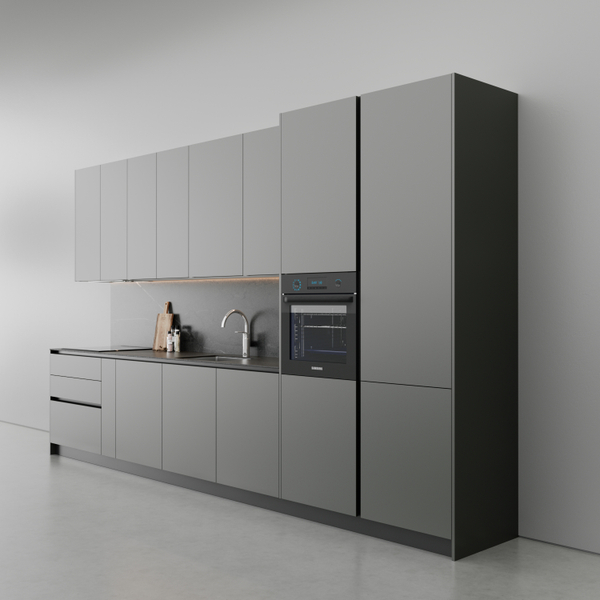 Fotoja e Kuzhinë IMMIGRAND SYSTEMS, Lineare, Techno Grey