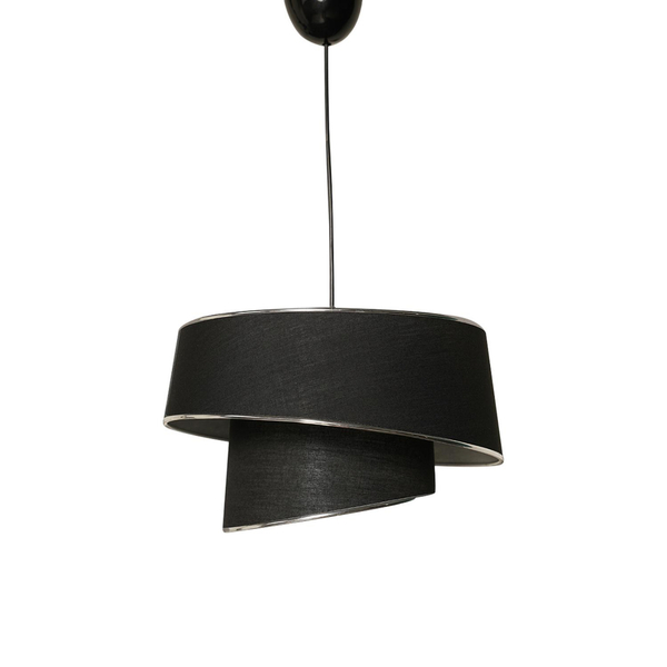 Fotoja e Llambë tavani metal+pëlhurë Ø32×70 cm (HM7356.05)