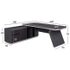 Fotoja e Kënd zyre Rosewood HM2084L 220×180×76, Picture 2