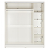 Fotoja e Dollap  Adler rrëshqitës 120×60×220 cm e bardhë (HM2460.03), Picture 4