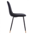 Fotoja e Karrige Lucille velvet + metal 45×56×81 cm (HM8552.04), Picture 4
