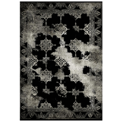 Fotoja e Tepih vintage JOSIANE 160×230 me thekë HM7675.17, zezë