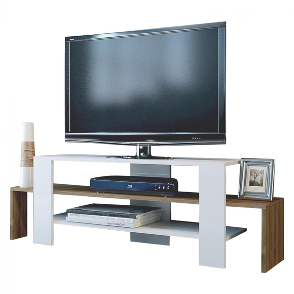 Fotoja e Komodë për TV melamine 120×29,5×40 cm (HM103.01), bardhë