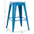 Fotoja e Stol metalik Melita 43×43×67 cm (HM8573.08), Picture 2