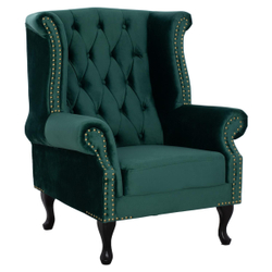 Fotoja e Kolltuk Polina velvet chesterfield (HM0053.03), gjelbër