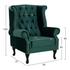 Fotoja e Kolltuk Polina velvet chesterfield (HM0053.03), gjelbër, Picture 2