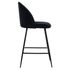 Fotoja e Stol Oded, velvet 45×53×98 cm (HM8732.14), Picture 4