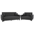 Fotoja e Set divan-shtrat (3 + 2 ulëse) HM11748.03, gri, Picture 1