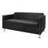 Fotoja e Divan 3 ulëse Cubo, PU, 173×71×73 cm HM3034.02, zezë, Picture 2