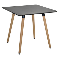 Fotoja e Tavolinë kuzhine MINIMAL, MDF, 80×80×74 cm (HM0057.02), zezë