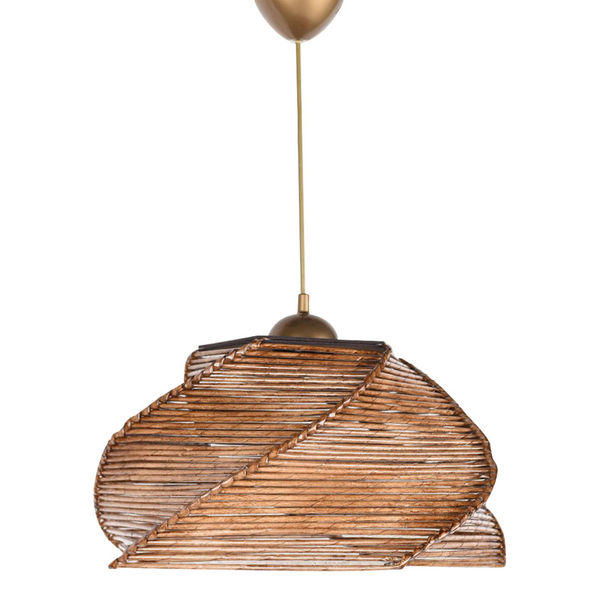 Fotoja e Llambë tavani dru+bamboo Ø36×65 cm (HM7367.02)