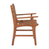 Fotoja e Karrige ngrënieje druri teak & ulëse rush Walnut-Beige 54×58.5×86.5 cm (HM9400.01), bezhë, Picture 4