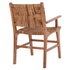 Fotoja e Karrige ngrënieje druri teak & ulëse rush Walnut-Beige 54×58.5×86.5 cm (HM9400.01), bezhë, Picture 5