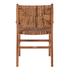Fotoja e Karrige ngrënieje druri teak & ulëse rush Walnut-Beige 54×58.5×86.5 cm (HM9400.01), bezhë, Picture 6