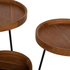 Fotoja e Set tavolina anësore 3-pjesësh mindi wood-metal Φ60×55.5 cm (HM9799), zezë, Picture 6