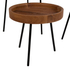 Fotoja e Set tavolina anësore 3-pjesësh mindi wood-metal Φ60×55.5 cm (HM9799), zezë, Picture 7