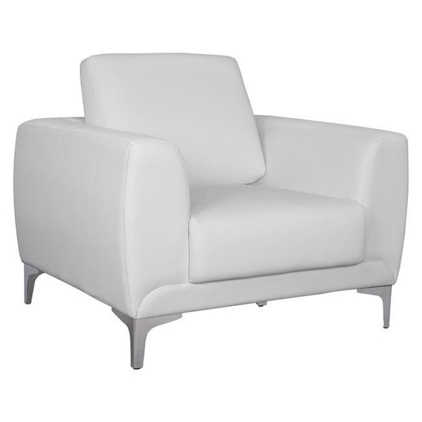 Fotoja e Kolltuk KENZIE, PU, 89×81×81 cm (HM3121.12), bardhë