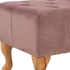 Fotoja e Stol piano Emma Chesterfield velur dusty pink këmbë druri natyral 78×46×40 cm (HM226.05), rozë, Picture 4