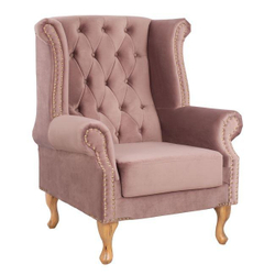 Fotoja e Karrige Polina velur dusty pink 83×75×107 cm (FB90053.05), rozë