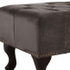 Fotoja e Stol piano Emma Chesterfield velur gri këmbë druri e errët 78×46×40 cm (HM226.10), gri/ kaftë, Picture 4