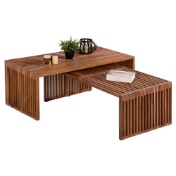 Fotoja e Set tavolinash për kafe kafe Nya 116x60x46,5Hcm (HM9548)