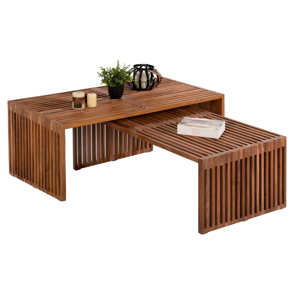 Fotoja e Set tavolinash për kafe kafe Nya 116x60x46,5Hcm (HM9548)