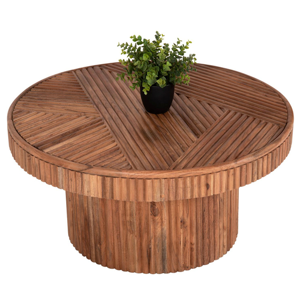Fotoja e Tavolinë e rrumbullakët për kafe Ranne Φ80x38Hcm (HM9694)