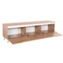 Fotoja e Set mobilie për TV Kimia 180x35x48,5Hcm (HM8902.13), bardhë, Picture 3