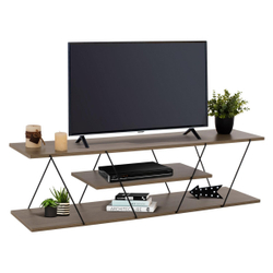 Fotoja e Komodë për TV Tars 120x32x33cm (HM8922.13), gri