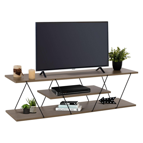 Fotoja e Komodë për TV Tars 120x32x33cm (HM8922.13), gri