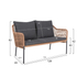 Fotoja e Sofa e jashtme 2-ulëse Baffin (HM6054.03), bezhë, Picture 2