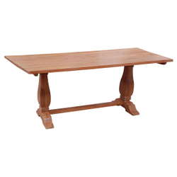 Fotoja e Tavolinë ngrënieje Guin druri teak 200×100×78 cm (HM9463.01)