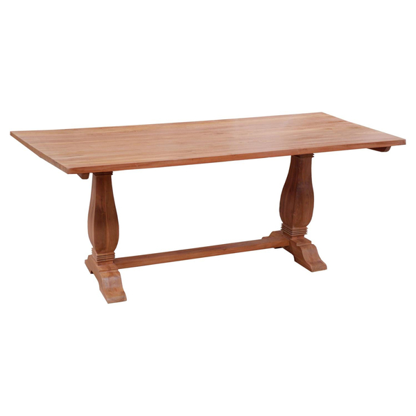 Fotoja e Tavolinë ngrënieje Guin druri teak 200×100×78 cm (HM9463.01)