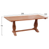 Fotoja e Tavolinë ngrënieje Guin druri teak 200×100×78 cm (HM9463.01), Picture 2