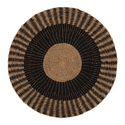 Fotoja e Tepih rrumbullakët Kirki Φ120cm (HM7841), zezë