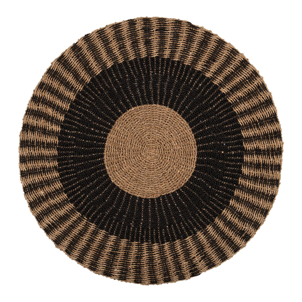 Fotoja e Tepih rrumbullakët Kirki Φ120cm (HM7841), zezë