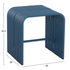 Fotoja e Stol Intrepid prej alumini 40x38x42,5Hcm (HM6325.08), kaltër, Picture 2