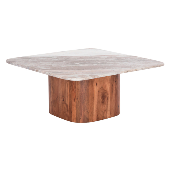Fotoja e Tavolinë për kafe katrore Volti 80,5x80,5x37Hcm (HM18001), gri