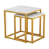 Fotoja e Set tavolina anësore Grelay 2-pjesësh MDF & metal 45×45×50 cm (HM8762.11), Picture 4