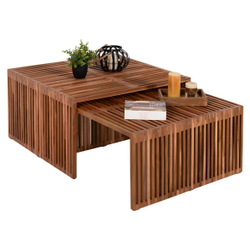 Fotoja e Set tavoline kafeje 2-pjesësh Nya 86x79x46Hcm (HM9546)