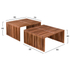 Fotoja e Set tavoline kafeje 2-pjesësh Nya 86x79x46Hcm (HM9546), Picture 2