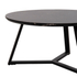 Fotoja e Tavolinë e rrumbullakët për kafe Φ80x42Hcm (HM9586.01), zezë, Picture 4