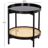 Fotoja e Set tavolina për kafe 2-pjesësh Seitz Φ80cm & Φ50cm (HM21086), Picture 3