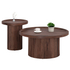 Fotoja e Set tavolina për kafe Margon 2-pjesësh Φ80cm & Φ45cm (HM21084), kaftë, Picture 1