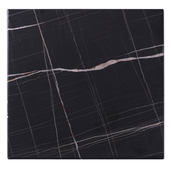 Fotoja e Pllakë tavoline “black marble” 80×80 cm,"HM5231.13", zezë